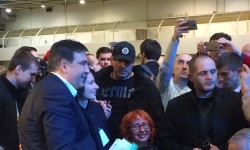 Михаил Саакашвили на Антикоррупционном форуме в Киеве, 23 декабря 2015